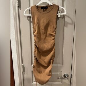 Lioness Camel Mini Dress